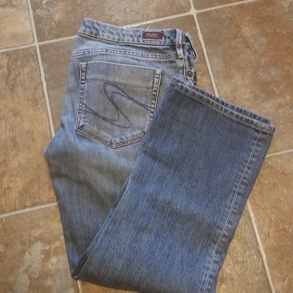 Silver capris